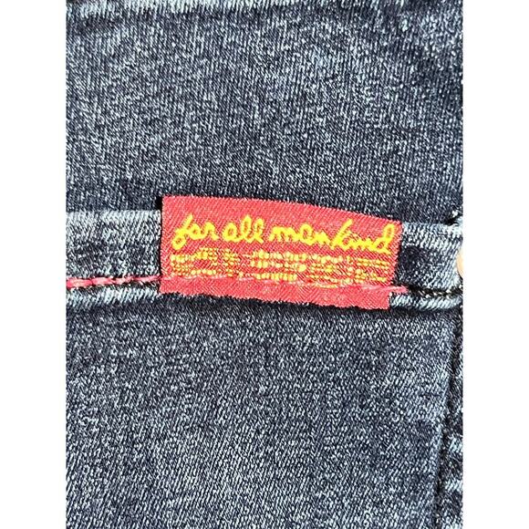 7 For All Mankind High Wast Straight Leg‎ Size 26 Blie Jeans.  Great Condition - Picture 6 of 8